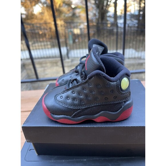 Nike Air Jordan Retro 13 “BRED” Toddler 2014 Gym Red-Black 414581-003 Size 5C - Picture 1 of 10